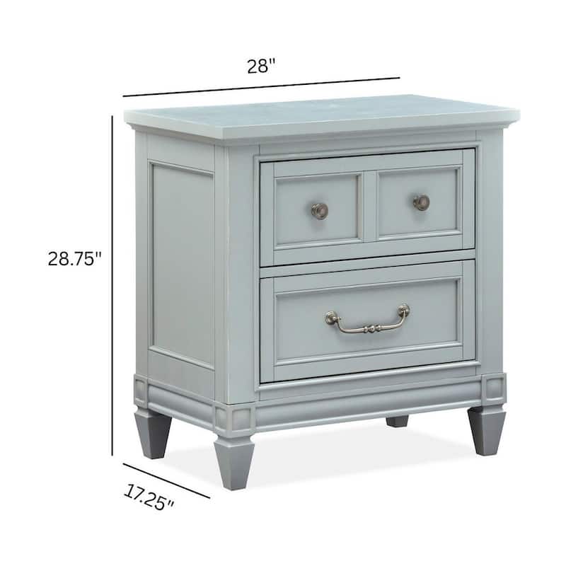 Magnussen Home Glenbrook Pebble Drawer Nightstand