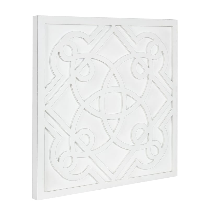 Kate and Laurel Mercador Wall Art Plaque - 24x24