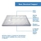 preview thumbnail 15 of 16, DreamLine SlimLine 32 in. D x 60 in. W x 2 3/4 in. H Single Threshold Shower Base - 32" x 60"