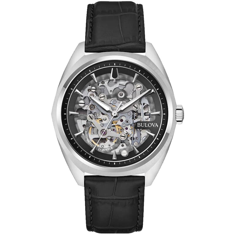 Bulova Men's Surveyor Black Dial Watch - 96A310 - One Size