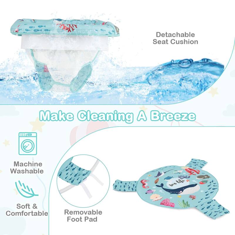 Costway Baby Stationary Activity Center Infant Jumper with Removable - See Details