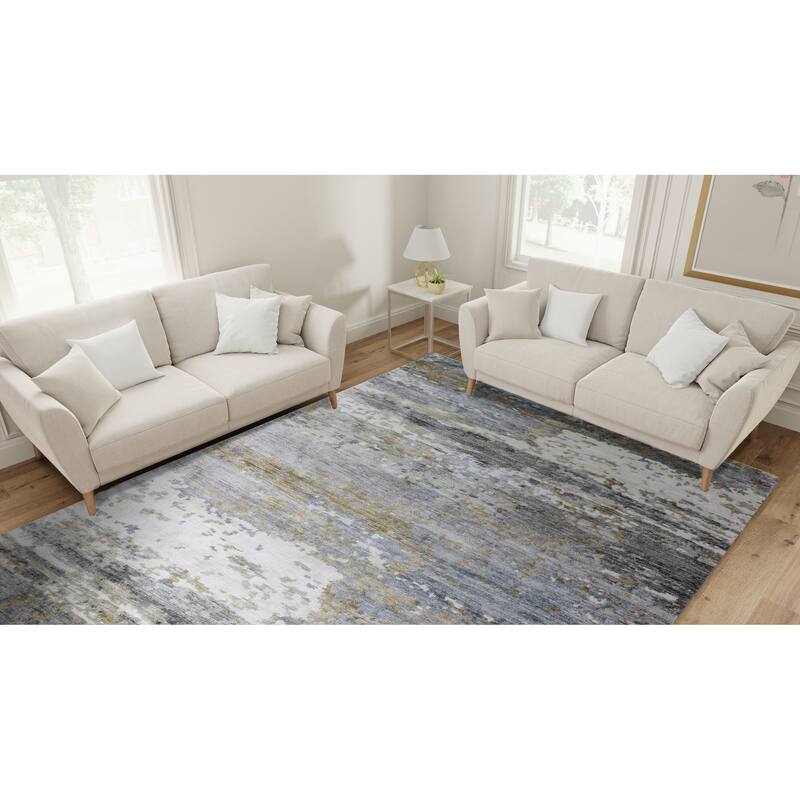 Bashian Cupertino Multi Contemporary Area Rug