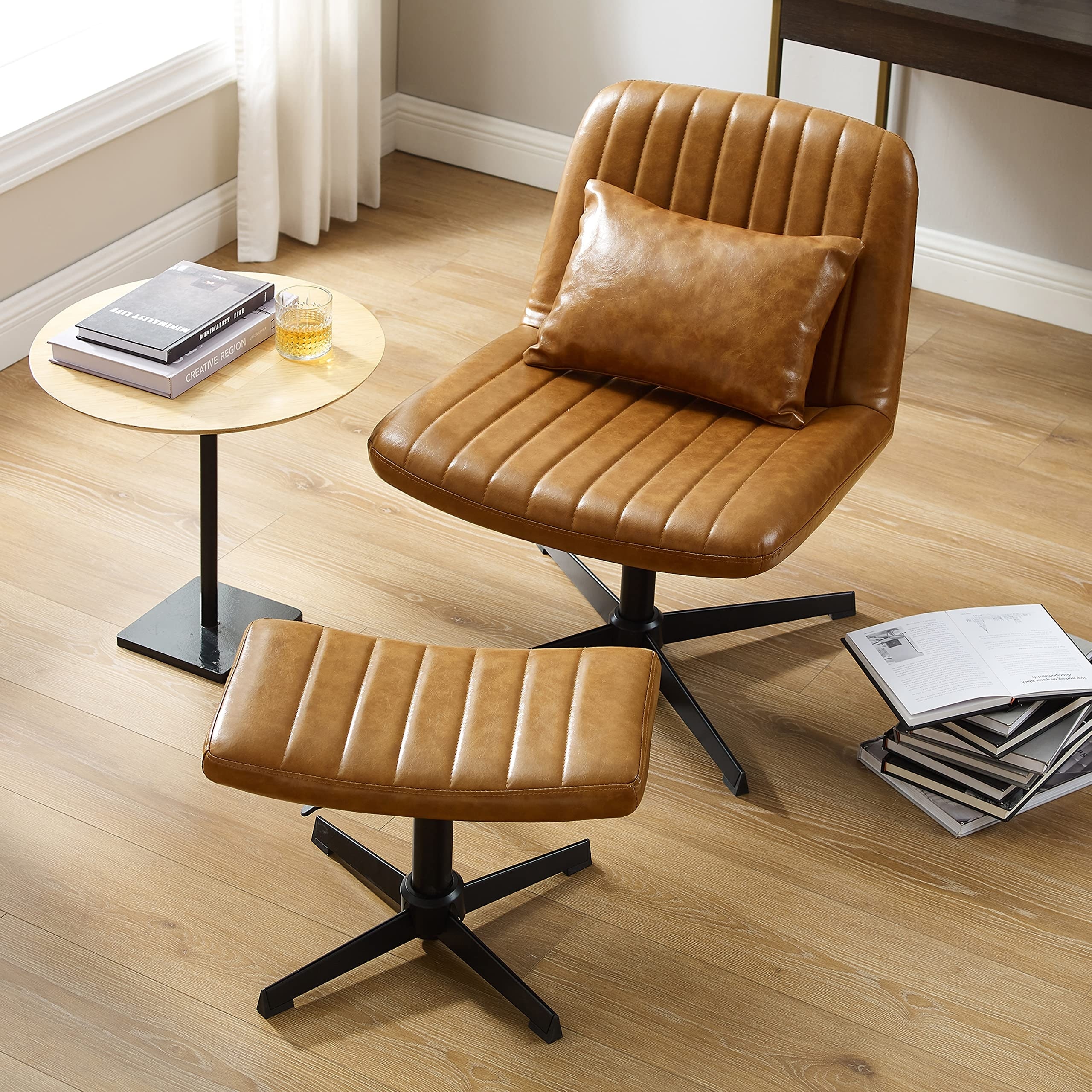 Tan desk chair shop no wheels