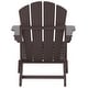 preview thumbnail 120 of 129, POLYTRENDS Laguna All Weather Poly Outdoor Adirondack Chair - Foldable (Set of 2)