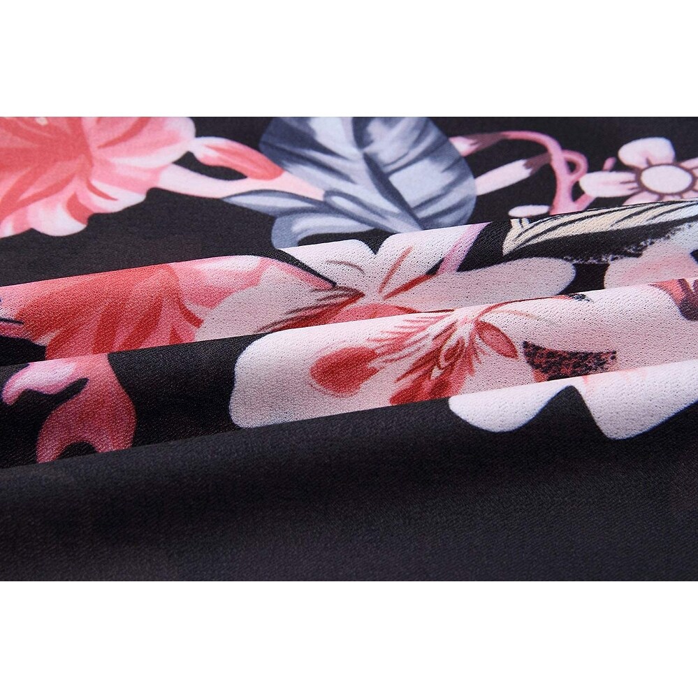 Shop Ecowish Womens Dresses Summer Casual V Neck Floral Print