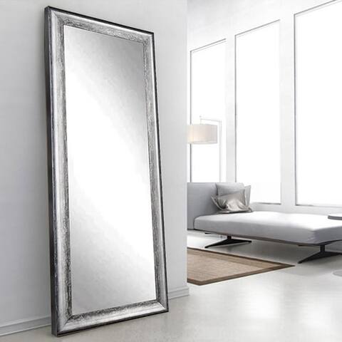 Multi Size BrandtWorks Midnight Silver Large Floor Mirror