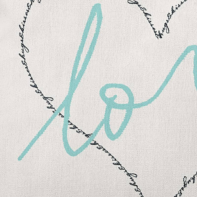 Love with Hugs and Kisses Valentine's Day Decorative Indoor Pillow