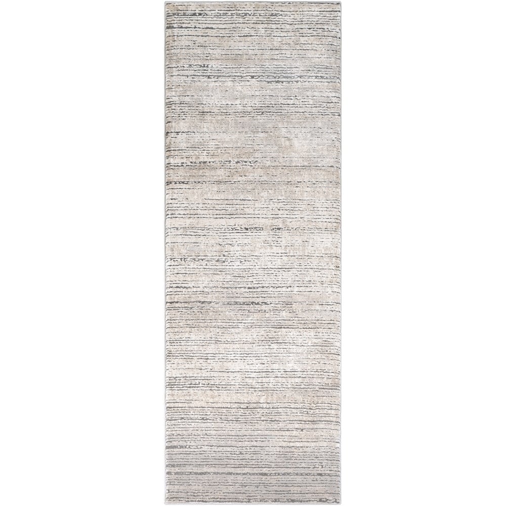 Livabliss Tranquil Modern Grey and Taupe Area Rug
