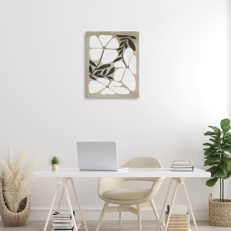 Stupell Boho Flowers Trio Canvas Wall Art Design By Victoria Barnes