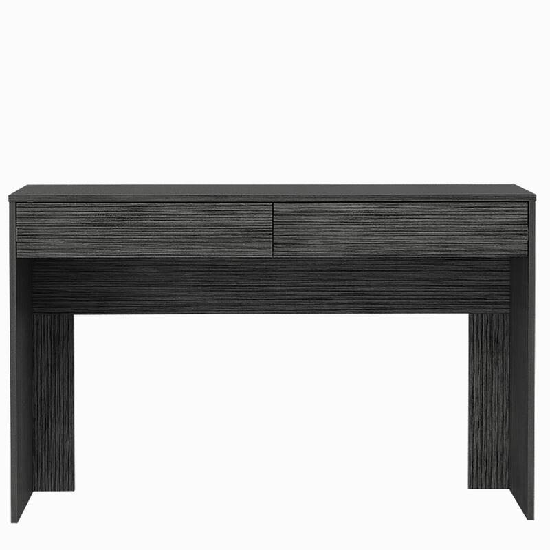 2-Drawer Computer Desk with wood legs