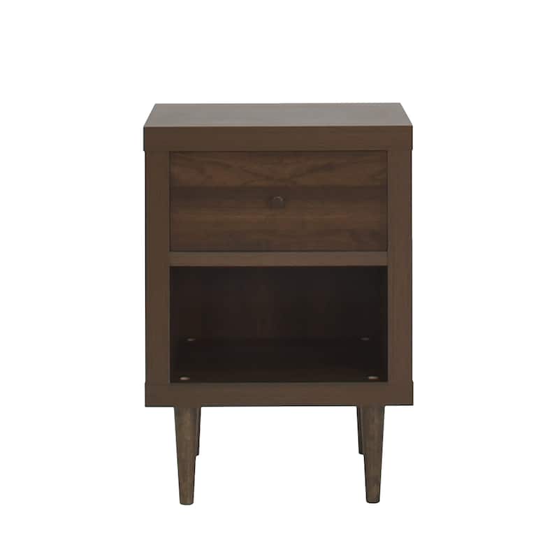 1-Drawer Nightstand - Walnut