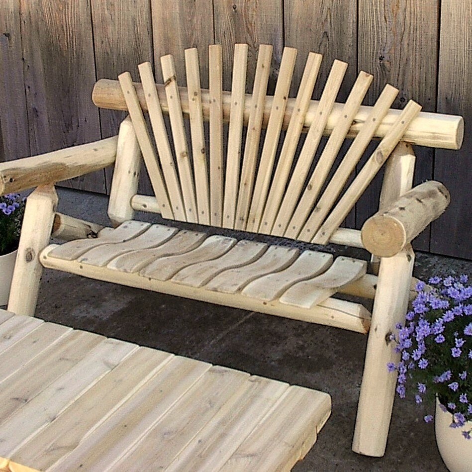 Log chairs hotsell and benches