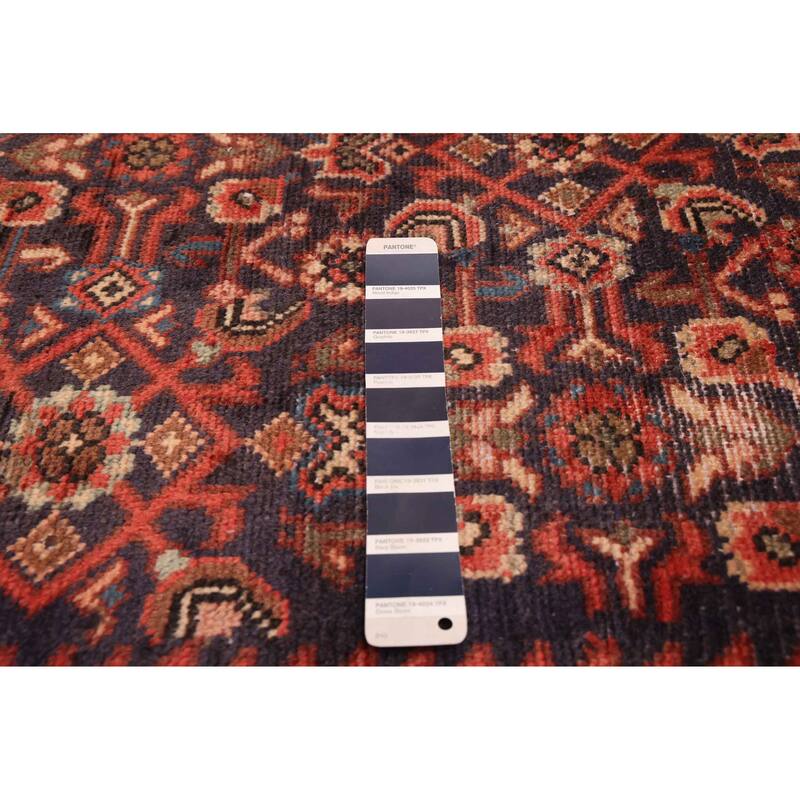 ECARPETGALLERY Hand-knotted Andelz Navy Wool Rug - 3'1 x 9'10