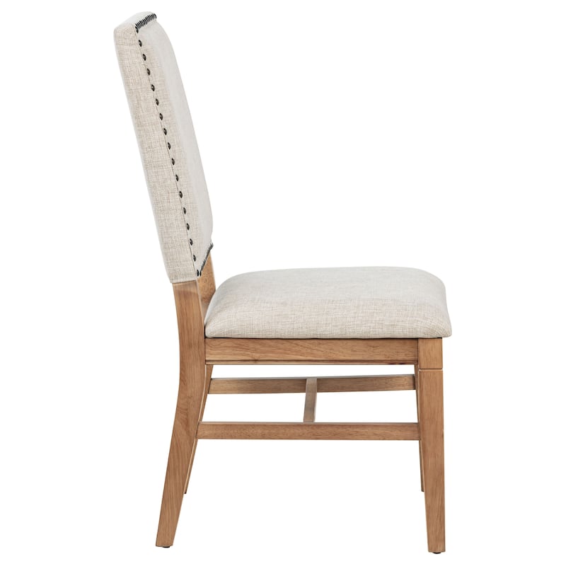 Middleton Upholstered Dining Side Chair Beige (Set of 2) - 20" x 24.25" x 38"