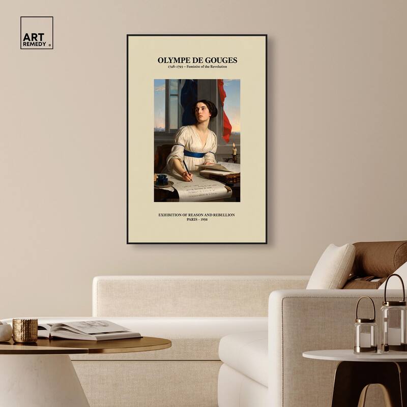 Intellectual Olympe Canvas by Art Remedy