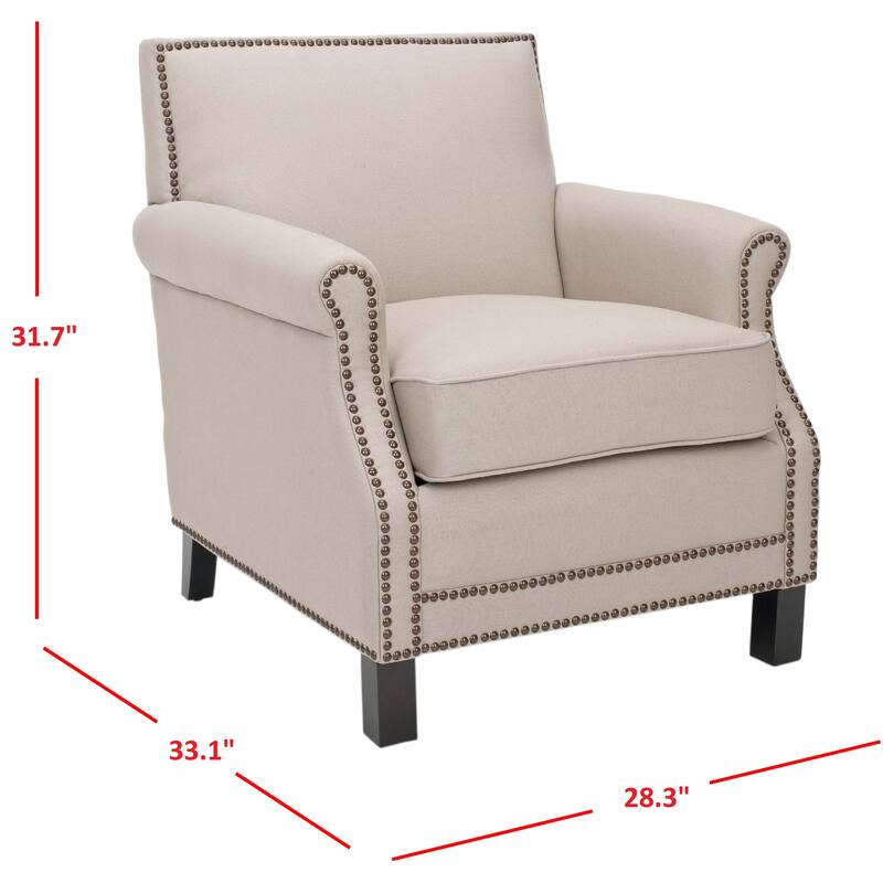 SAFAVIEH Meghann Club Chair - 28"W x 33"D x 32"H