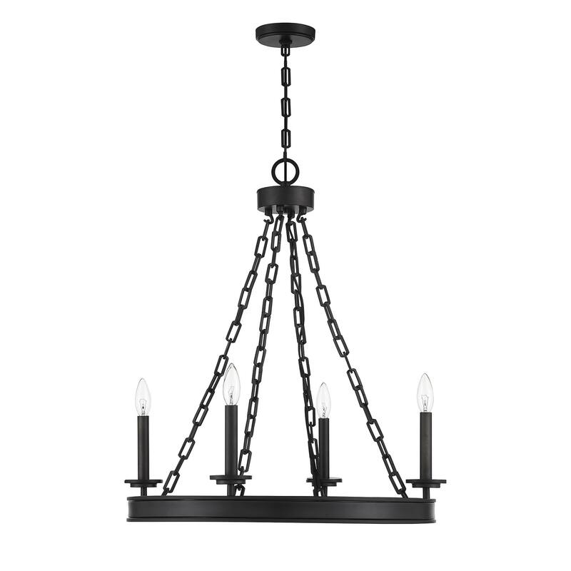 Savoy House Seville 4 Light 25" Wide Taper Candle Chandelier