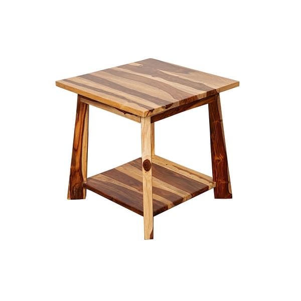 Kalispell Solid Sheesham Wood End Table Bed Bath & Beyond 28275078