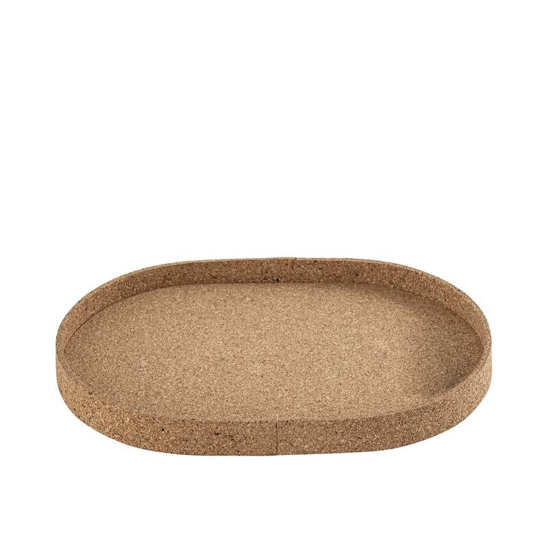 Oval Cork Tray Lg