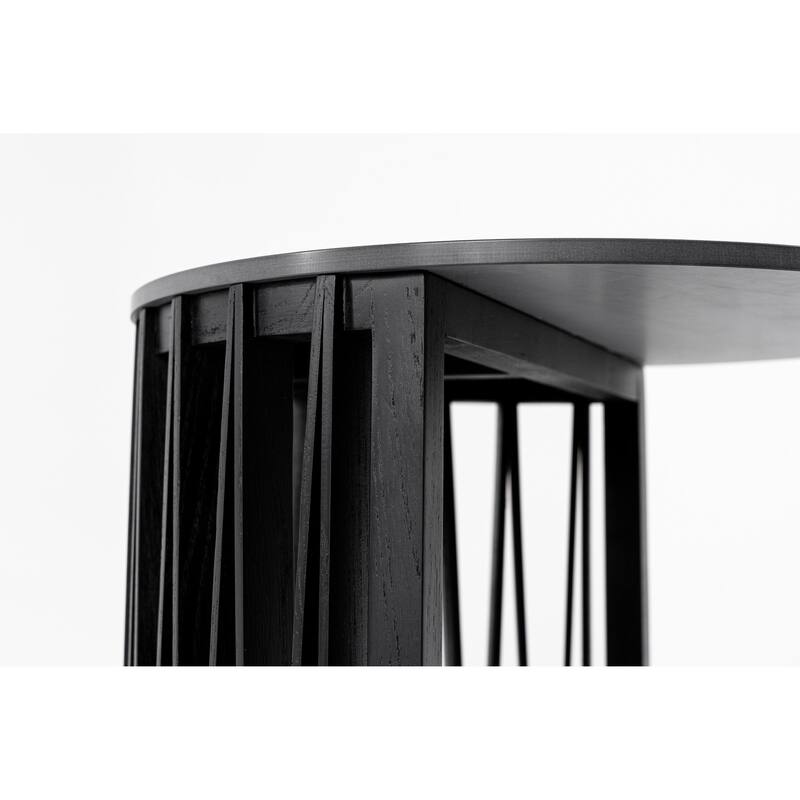 Modrest Larimer Modern Round Coffee Table Set