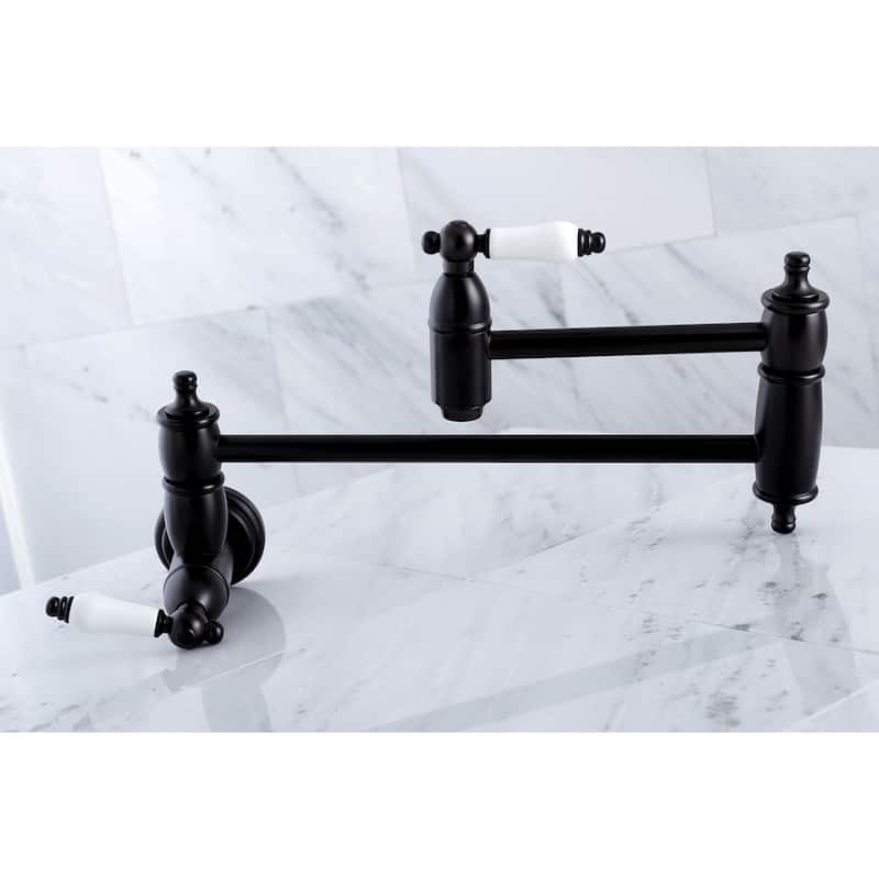Restoration Wall Mounted Pot Filler Faucet