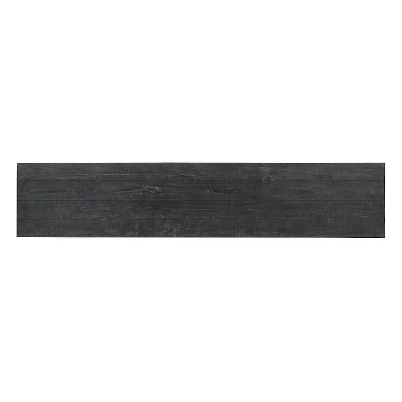 Classic Home Larson 90" Glass Reclaimed Pine Sideboard