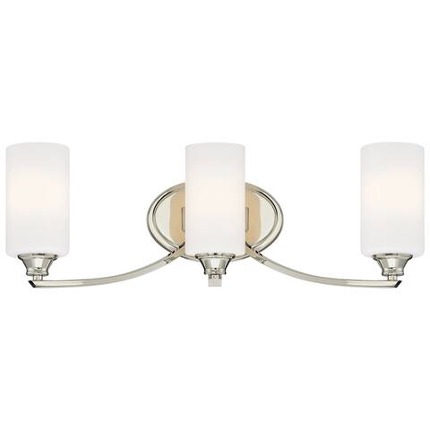 Tilbury Polished Nickel 3 Light Bath By Minka Lavery