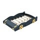 preview thumbnail 28 of 26, Full Size Race Car-Themed Platform Bed with Functional Wheels and Built-in Storage