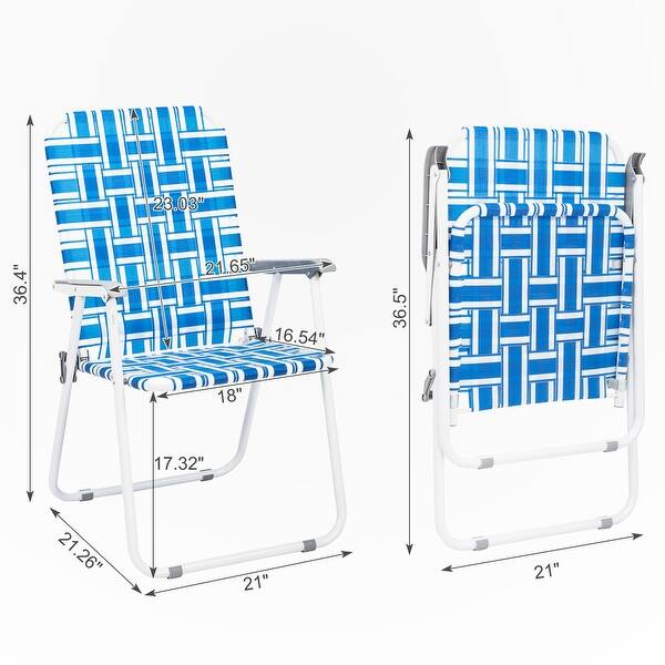 2Pcs Folding Beach Chair Bed Bath & Beyond 37315962