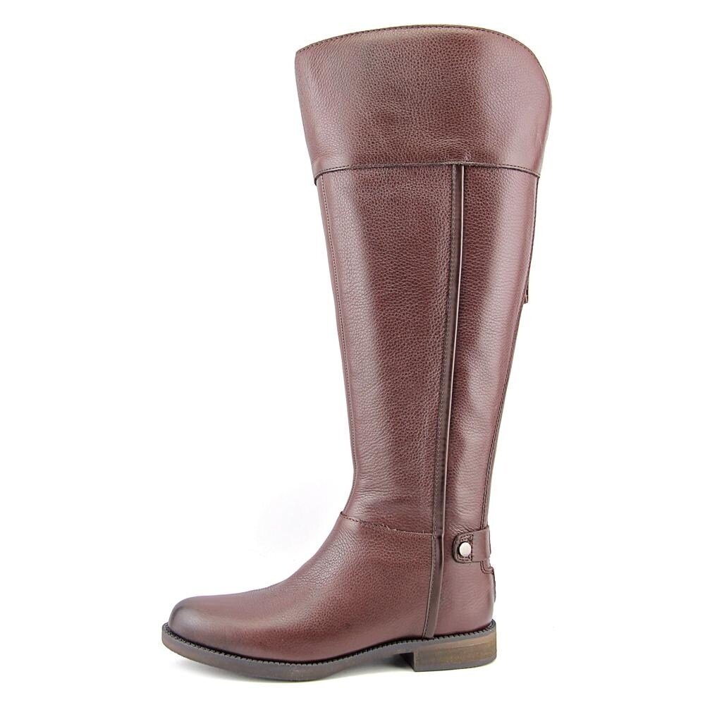 franco sarto women's christine wide calf riding boot