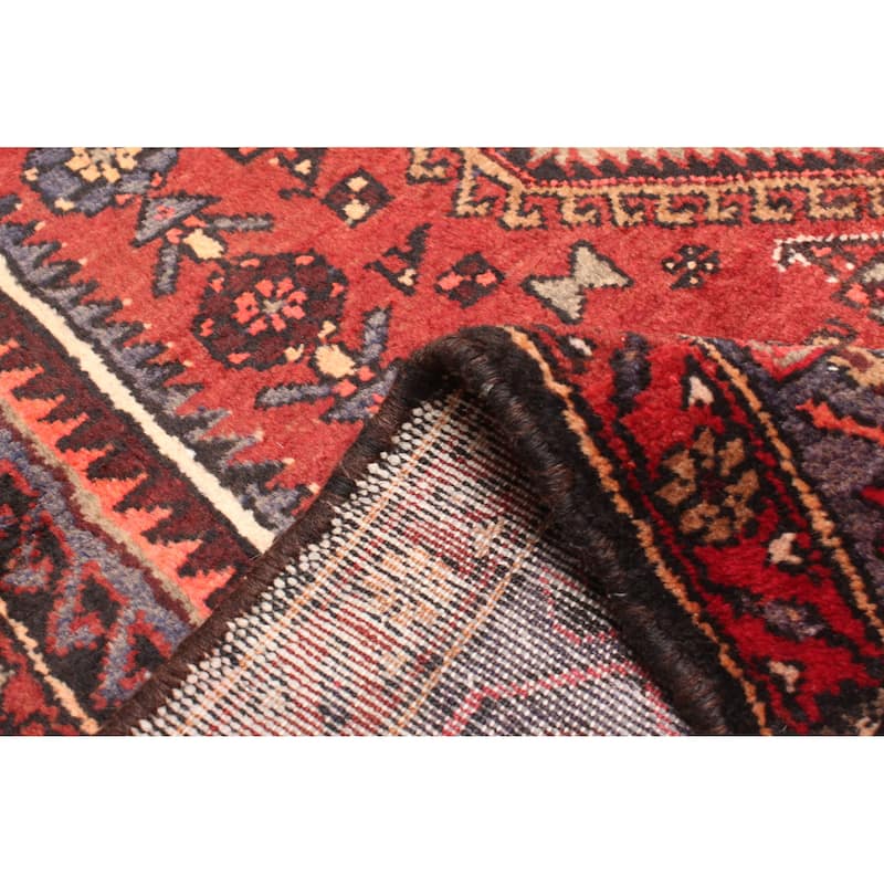 ECARPETGALLERY Hand-knotted Andelz Red Wool Rug - 4'6 x 6'7