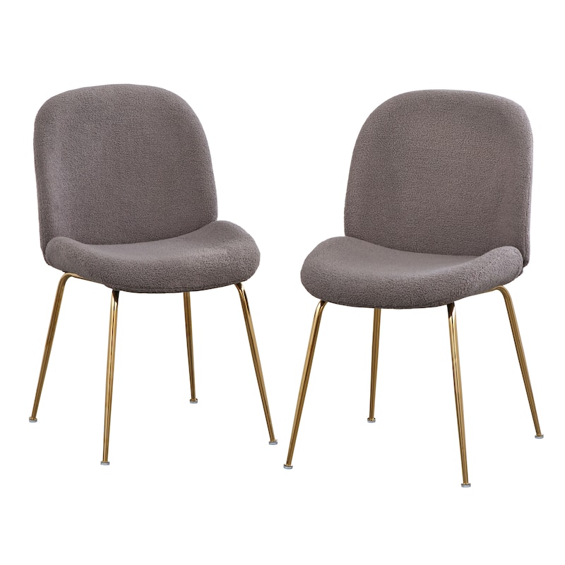 Lifestorey Shaun Boucle Dining Chairs (Set of 2)