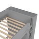 preview thumbnail 13 of 14, Grey Twin over Twin Wood Bunk Bed with Drawers