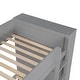 preview thumbnail 13 of 14, Twin over Twin Bunk Bed With 2 Drawers and Multi-layer Cabinet