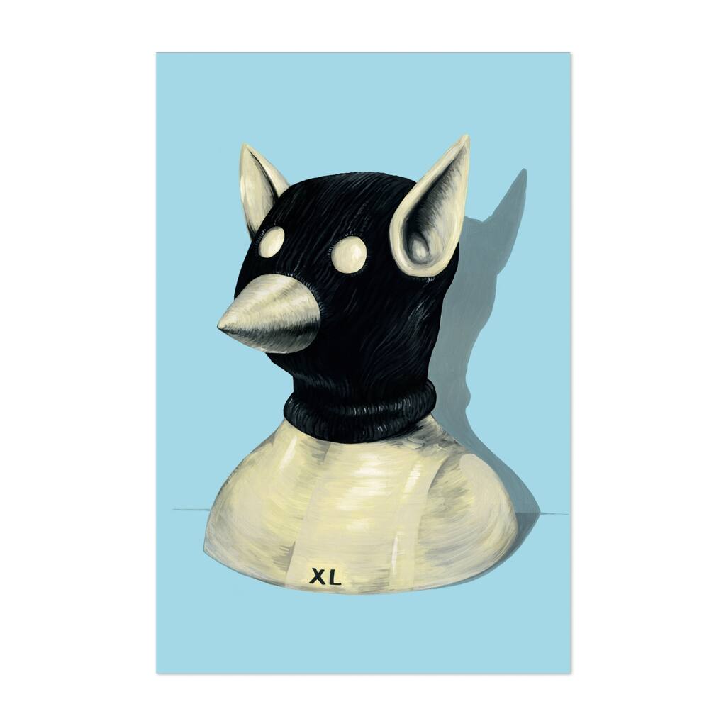 Bandit Hat Painting Animals Fantastic Mr Fox Art Print/Poster