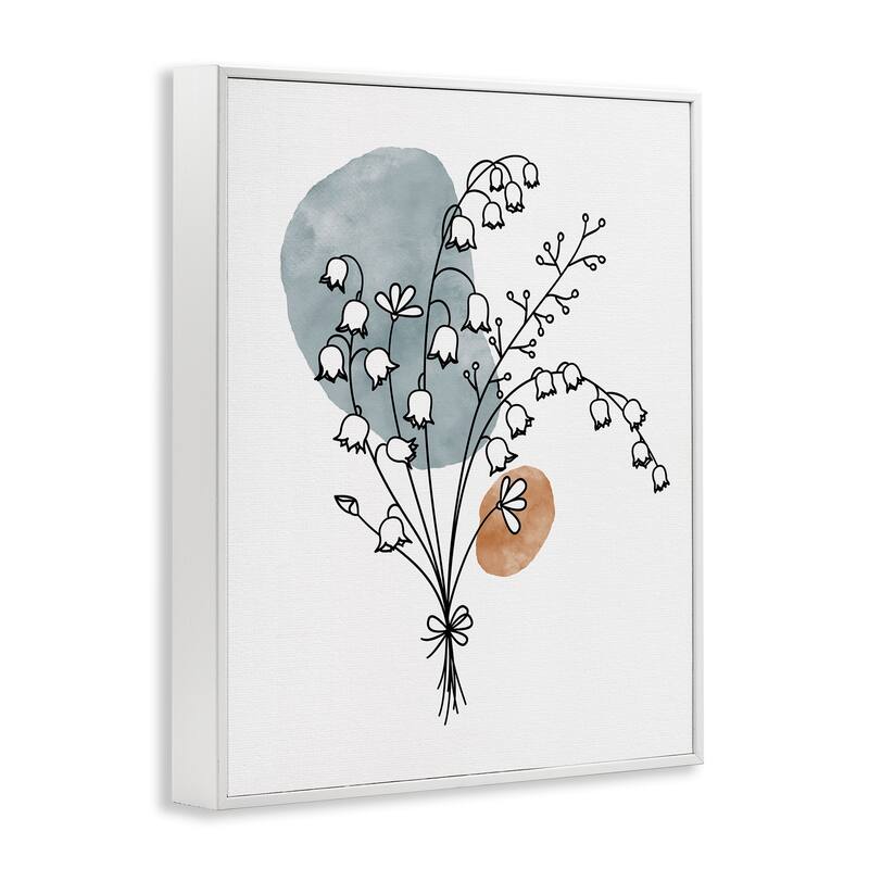 Stupell Lily of the Valley Wildflower Framed Giclee Art, Design by JJ Design House LLC