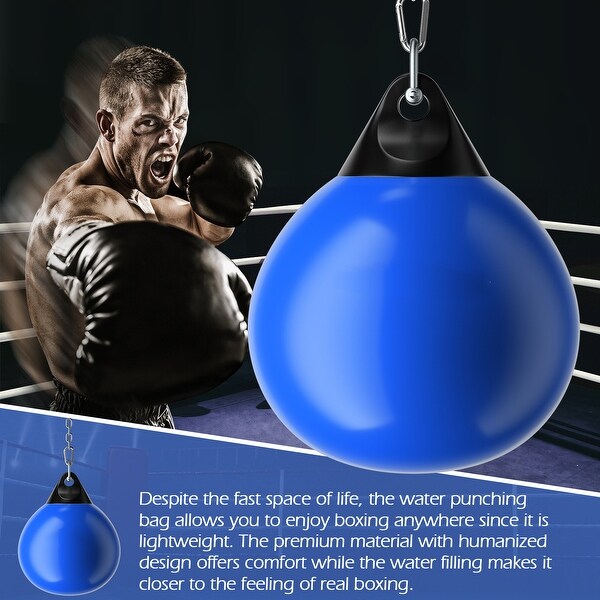 メンテナンス Weighted Punching Bag 21 Inch Water Punching Bag with Adjustable Metal Chain - 21