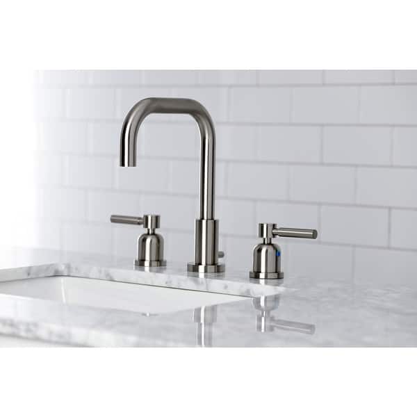 slide 2 of 6, Concord 8 in. Widespread Bathroom Faucet Brushed Nickel