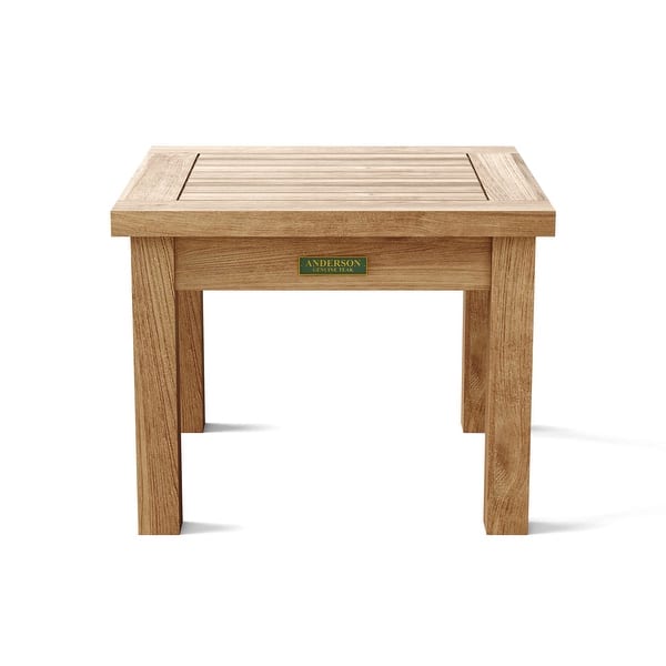 slide 2 of 4, Porter 20" Square Teak Side Table