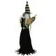 preview thumbnail 11 of 10, Haunted Hill Farm 6-Ft. Tall Motion-Activated Enchantress Witch, Premium Talking Halloween Animatronic, Plug-In