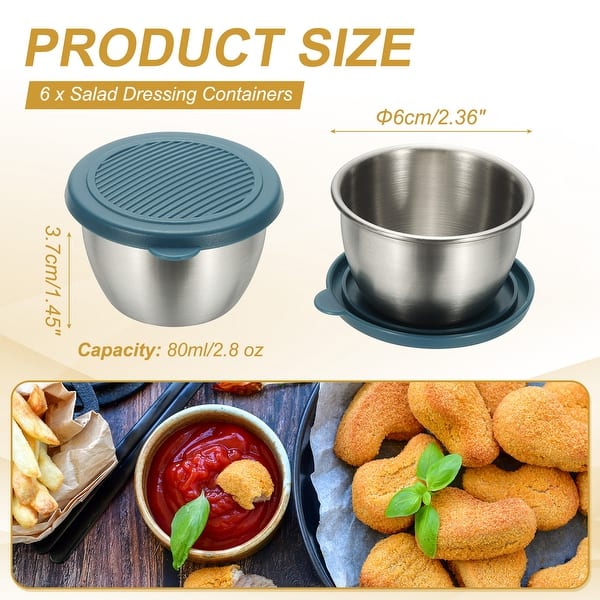 salad dressing container 2Pcs Container, 200ml Salad Dressing Shaker Bottle Salad Dressing Dispenser Salad Dressing Mixer Bottle for Home (): Home & Kitchen or dip for your lunch box Meal Prep With OXO's Salad