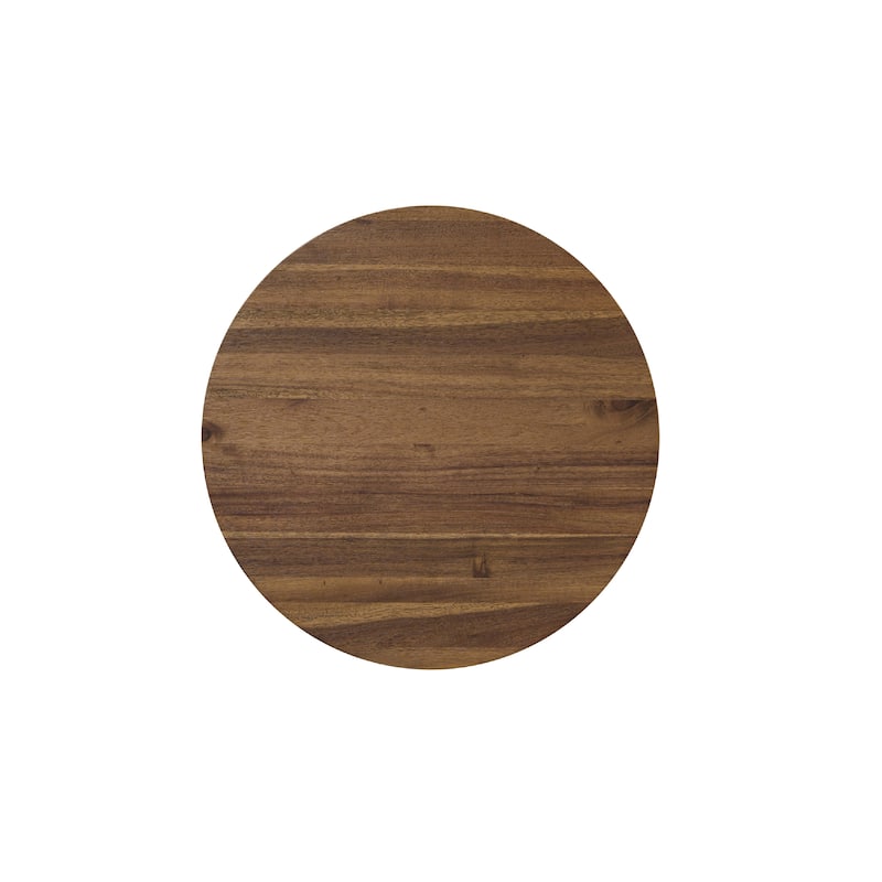 NPD Furniture Petrilio Round Acacia Wood Coffee or Side Table