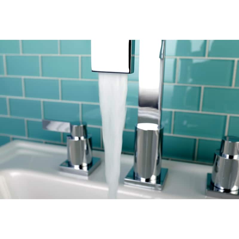 Kingston Brass NuvoFusion 1.2 GPM Widespread Bathroom Faucet with
