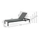preview thumbnail 42 of 52, Cape Coral Outdoor Aluminum Chaise Lounge (Set of 2) by Christopher Knight Home - 77.56" D x 25.20" W x 11.80" H