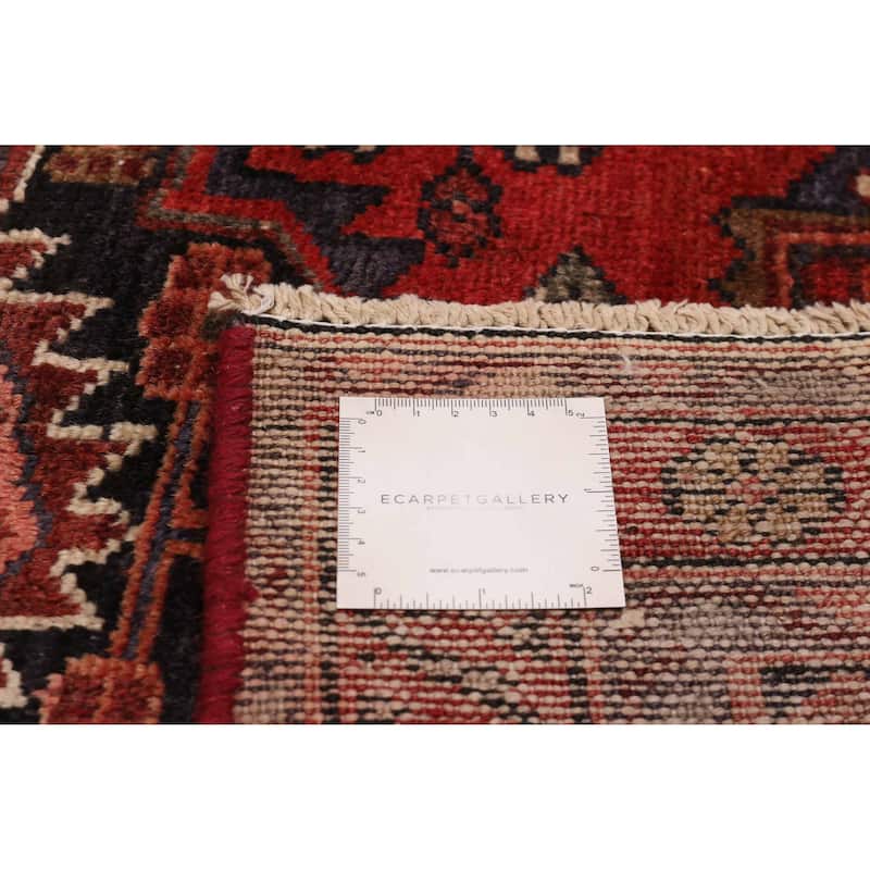 ECARPETGALLERY Hand-knotted Anadol Red Wool Rug - 3'2 x 10'2