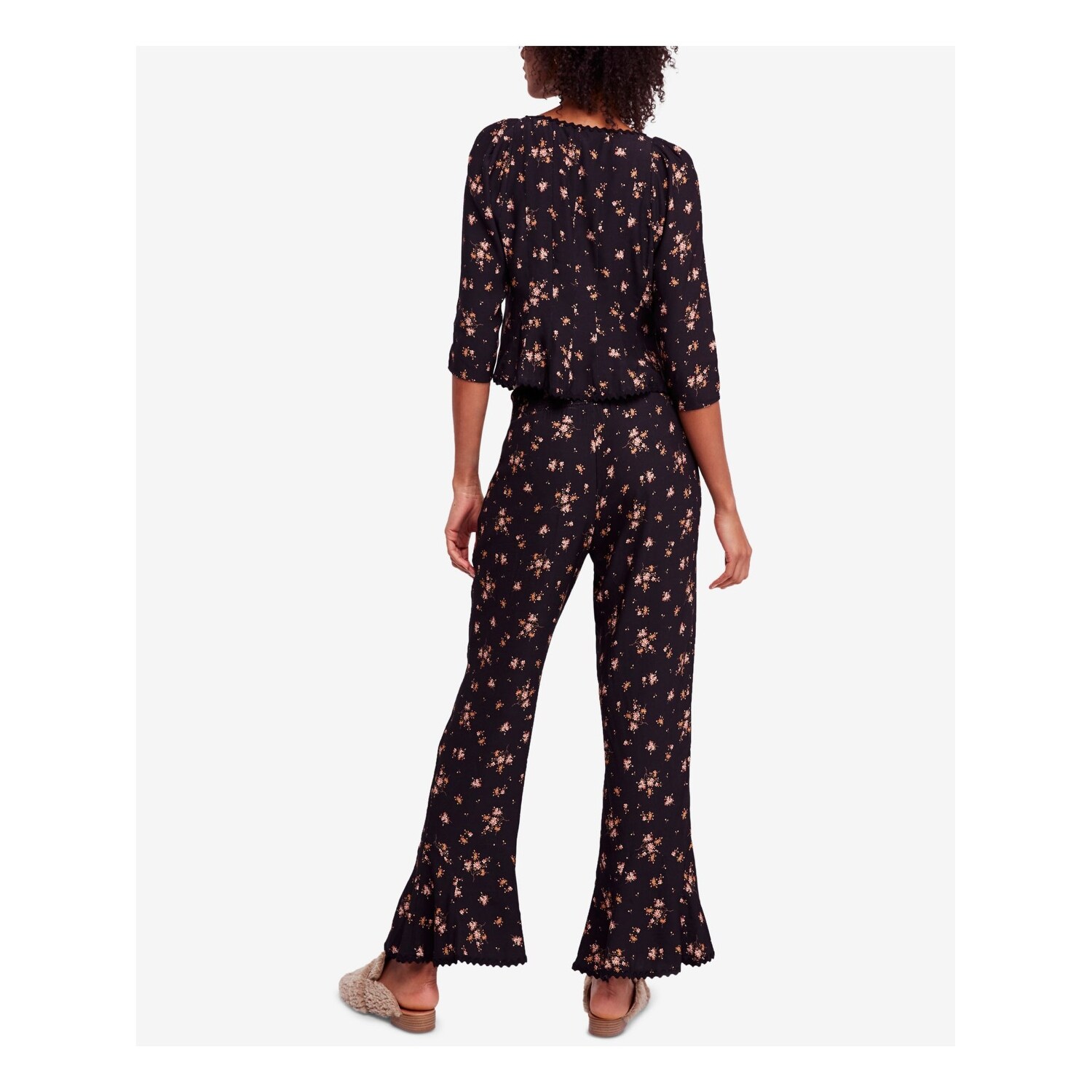 womens black evening pants