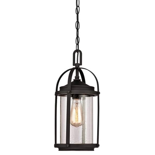 slide 2 of 9, Westinghouse Grandview One-Light Outdoor Pendant - 1-Light Oil Rubbed Bronze with Highlights