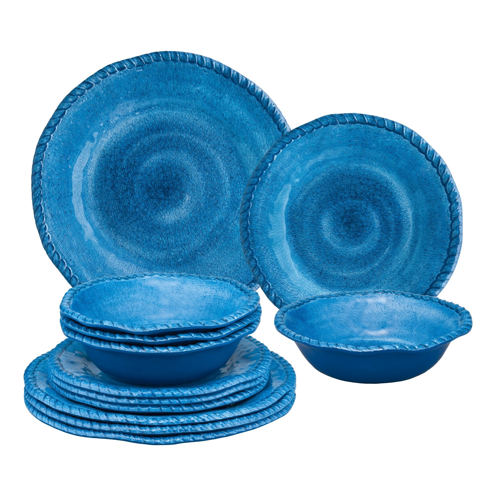 Teal melamine dinnerware online