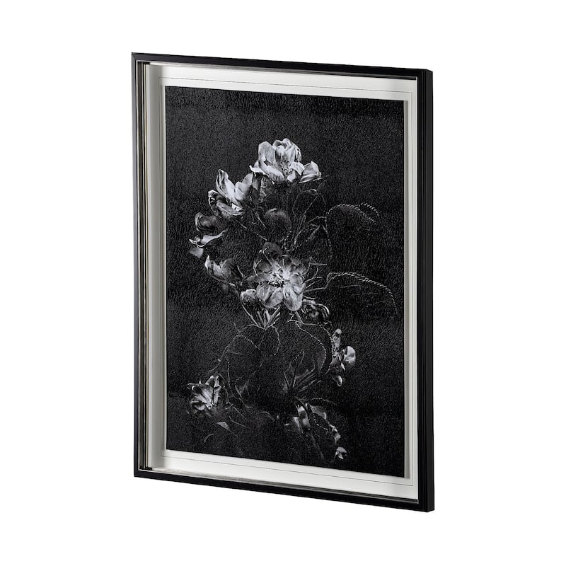 Dark Blossoms Framed Art Print