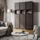 preview thumbnail 15 of 13, 67" H Tall Bathroom Cabinet Narrow Linen Tower, Storage Cabinet with 2 Doors & Drawer